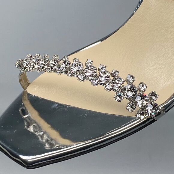 Jimmy Choo Meira Embellished Patent Leather Sandals size 41 - Picture 9 of 14